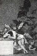 Francisco Goya El Sueno de la razon produce monstruos oil painting